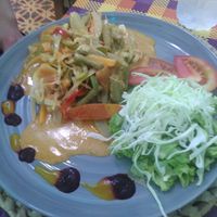 vegetable curry (main dish) at Restaurante Diverso Trinitario in Trinidad