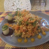 Revuelto vegano de garbanzo at Restaurante Diverso Trinitario in Trinidad