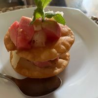 A guava dessert which was pretty good at Restaurante Diverso Trinitario in Trinidad
