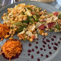 Scramble chickpeas at Restaurante Diverso Trinitario in Trinidad