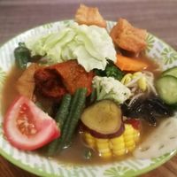 Javanese noodle and veggie soup at Su Nanyang - 素南洋蔬食料理 in Hualien