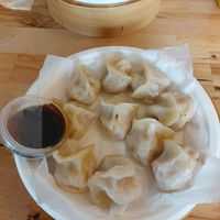 Dumplings with tofu and vegetables at Parnik Chmielna in Warsaw