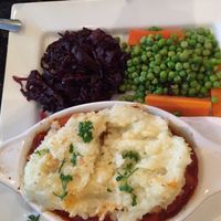 Vegan Shepherds Pie at Greens Cafe in Grasmere