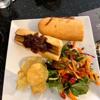 Vegan Sausage Roll at Greens Cafe in Grasmere