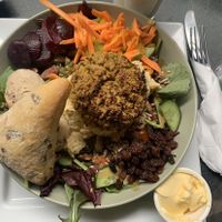 Buddha bowl  at Greens Cafe in Grasmere