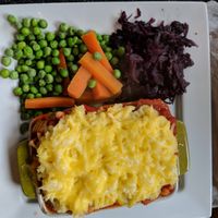 Vegan Shepherds Pie at Greens Cafe in Grasmere