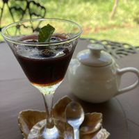 Tea and dessert  at Cura - Cozinha Orgânica in Brasilia