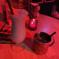 Blue Hawaii (creamy and sweet) and Almere mule (fresh and spicy): both tasty  at Bierfabriek Almere in Almere