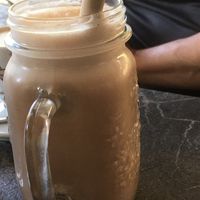 Protein drink at Lepa Vida in Ljubljana