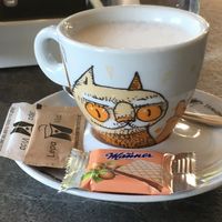 Coffee at Lepa Vida in Ljubljana