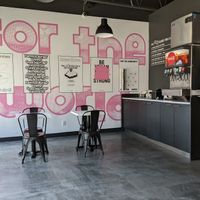 Interior at Odd Burger in Calgary