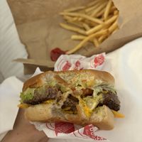   at Fatburger in Los Angeles