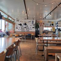 vintage interior at Portobello in Lugano