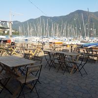 Outdoor seating at Portobello in Lugano