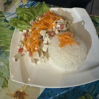 Poisson Cru - veganized  at Tiki Ma'a in Moorea