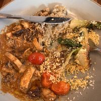 Mushrooms with dark tucupi sauce (started eating before taking the picture 😅)  at Balaio IMS  in Sao Paulo