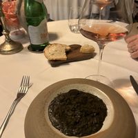 Carnarolli rice and ceps mushroom with porcini powderr  at Cuculia in Florence