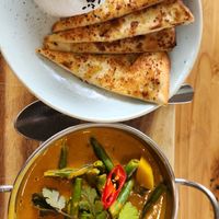 Nepalese style veg curry at Parkside Bar And Kitchen in St Helens