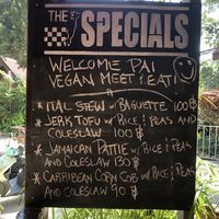 Special menu   at The Jerk Spot in Pai