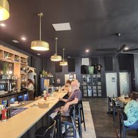 Sat at the bar because it was as busy at 3:30 p.m. at Secret Sandwich Society in Fayetteville