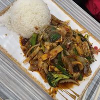 Lemongrass mixed vegetables   at Pho 92 DIA in Denver