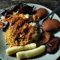 I started eating before I took the photo, it looked prettier when it arrived! at Vola Foods in Brunswick