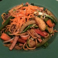 Noodle Dish at Vegetarian Haven in Toronto