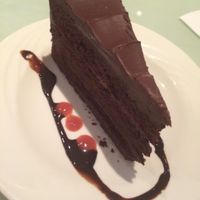 Chocolate Cake at Vegetarian Haven in Toronto