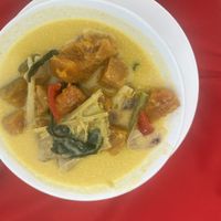 Pumpkin Coconut soup with lemon grass   at Roch Cuisine in San Juan Siquijor