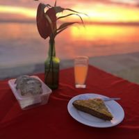 Mango cake  at Roch Cuisine in San Juan Siquijor