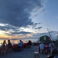 Sunset viewing while eating.. at Roch Cuisine in San Juan Siquijor