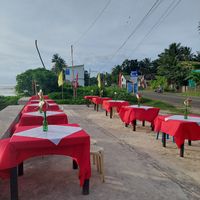 Table set up.. at Roch Cuisine in San Juan Siquijor