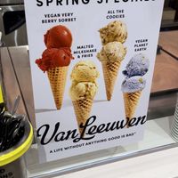 Spring 2023 special flavors   at Van Leeuwen Ice Cream in Dallas