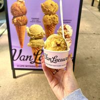 Vegan sweet potato marshmallow pie - YUM  at Van Leeuwen Ice Cream in Dallas