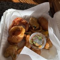 Veggie tempura  at De Rice in Johnston