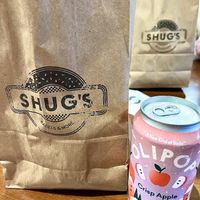 Different beverages available   at Shug's Bagels in Dallas