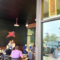 Outdoor seating & hours   at Shug's Bagels in Dallas
