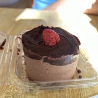 Chocolate cheesecake   at Cafe' Xocolatl in Sacramento