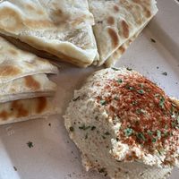 Hummus up closee  at Luna Grill in Richardson
