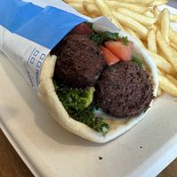 Falafel wrap  at Luna Grill in Richardson
