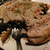 Tofu Sardo (excuse the low lit photo) at Salterio in Barcelona