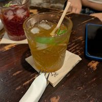 Iced mint tea at Salterio in Barcelona