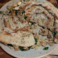 Half vegetarian and half tofu. at Salterio in Barcelona