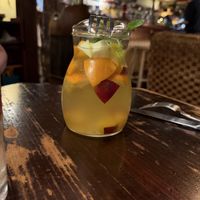 White sangria   at Salterio in Barcelona