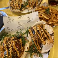 nan and chips   at Indian Brewery in Birmingham