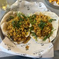 Filled naan  at Indian Brewery in Birmingham