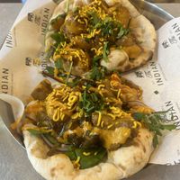 Filled naan   at Indian Brewery in Birmingham