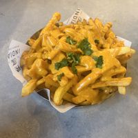 Vegan mayo masala chips  at Indian Brewery in Birmingham