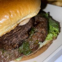 Flying saucer burger  #Veganuary at Walt Disney World - Sci-Fi Dine-In Theater Restaurant in Lake Buena Vista