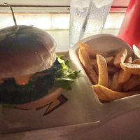 Impossible burger  at Walt Disney World - Sci-Fi Dine-In Theater Restaurant in Lake Buena Vista
